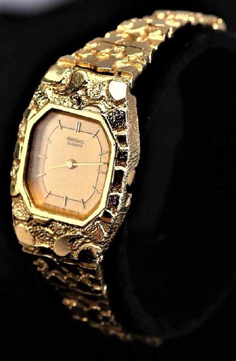 fake seiko gold nugget watch|14k gold seiko watch.